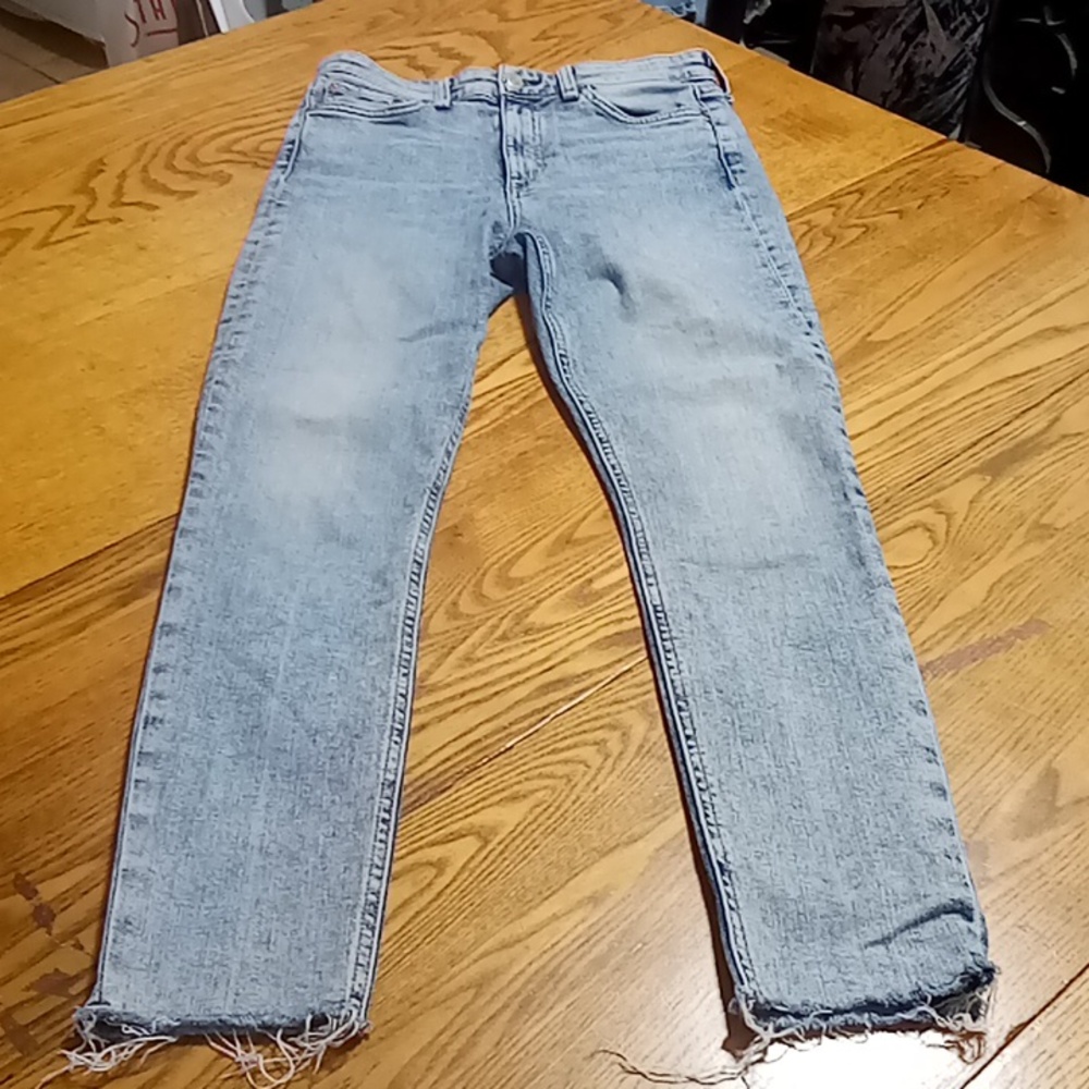 RAG & BONE JEANS Womens 26 BLUE NINA HIGH RISE ANKLE DENIM Preowned Skinny ??